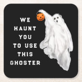 Grappig volwassen Halloween feest Kartonnen Onderzetters (Voorkant)