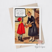 Grappig Volwassen Halloween Mom Sarcastisch Wenska Bedankkaart