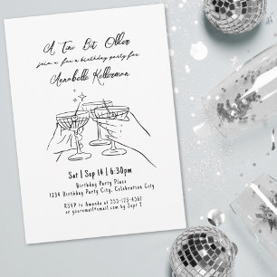 Grappig volwassen Martini verjaardagsfeestje Kaart