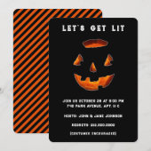 Grappig Volwassenen Halloween Feest Kaart (Voorkant / Achterkant)