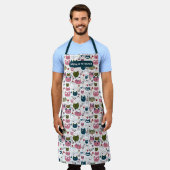 Grappig volwassenen keuken schort Meester van de k (Gedragen)