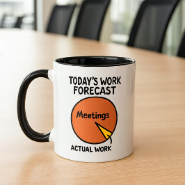 Grappig voor collega's met te veel vergaderingen mok