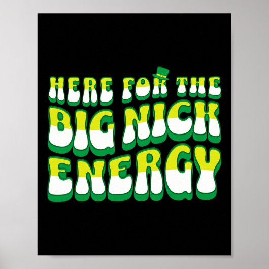 Grappig voor de grote Nick Energy Poster (Voorkant)