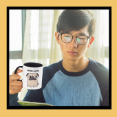 Grappig voor de koffie na koffie pug Mok