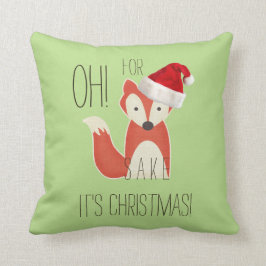 Grappig voor Fox Sake. Het is Kerstmis. Kussen