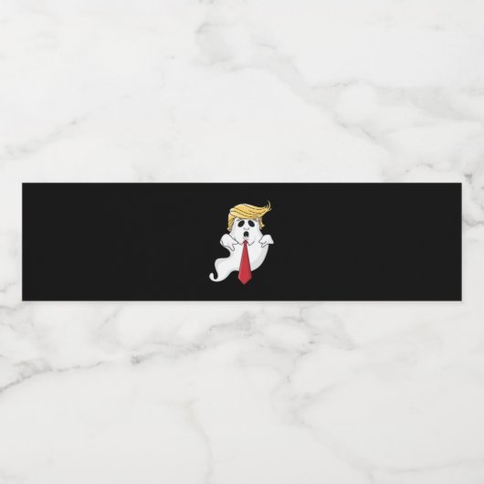 Grappig voor Halloween, Donald Kostuum Classic Waterfles Etiket (Enkel label)