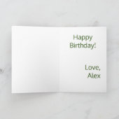 Grappig voor hem St. Patrick's Day verjaardag Kaart (Binnen)