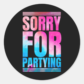 Grappig voor het feestelijke Cadeau verjaardagsfee Ronde Sticker