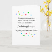 Grappig voor het Wenskaart van de verjaardag van d Kaart (Gele Bloem)