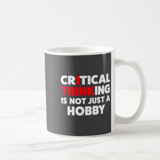 Grappig Voor Skeptici - Kritisch Denken Citaten We Koffiemok (Rechts)