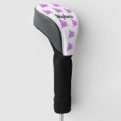 Grappig voor vrouwen: "Als varkens vliegen" Golfheadcover (Schuin)