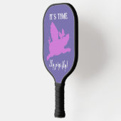 Grappig voor vrouwen: "Als varkens vliegen" Pickleball Paddle (Links)