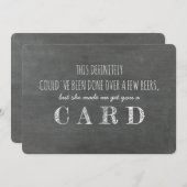 Grappig voorstel voor BRUIDSKNECHT Kaart (Voorkant / Achterkant)