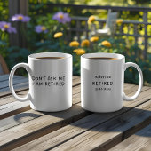 Grappig Vraag het me niet, ik ben met pensioen Cad Koffiemok
