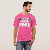 Grappig vraag me over BMX fiets motorcross T-shirt (Voorkant volledig)