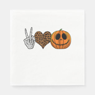 Grappig Vrede Liefde Halloween T-Shirt Servet