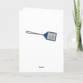 Grappig vriendenkaart, vlucht op Pence's Head Bad  Kaart (Achterkant)