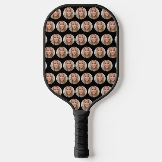 Grappig Vriendin of Boyfriend Photo Custom afbeeld Pickleball Paddle (Voorkant)