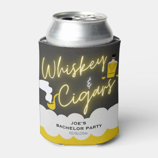 Grappig vrijgezellenfeest  blikjeskoeler (Blikje Voorkant)