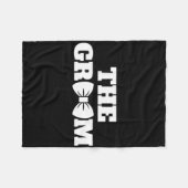 Grappig vrijgezellenfeest De bruidegom bruiloft pa Fleece Deken (Voorkant (Horizontaal))