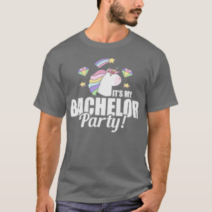 Grappig vrijgezellenfeest eenhoorn shirt cadeau