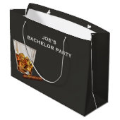 Grappig vrijgezellenfeest groot cadeauzakje (Achterkant Gekanteld)