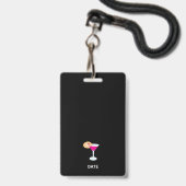 Grappig vrijgezellenfeest Meidenweekend Badge (Achterkant met lanyard)