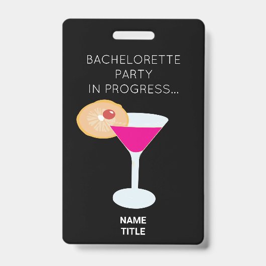 Grappig vrijgezellenfeest Meidenweekend Badge (Voorzijde)
