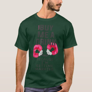 Grappig vrijgezellenfeest outfit voor bruidegom en t-shirt