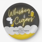 Grappig vrijgezellenfeest  papieren bordje (Voorkant)