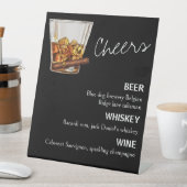 Grappig vrijgezellenfeest reclamebord met voetstuk (Insitu)