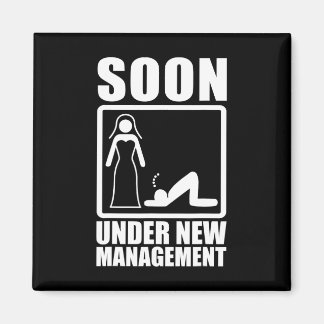 Grappig vrijgezellenfeest Shirt voor Heren Wedding Magneet