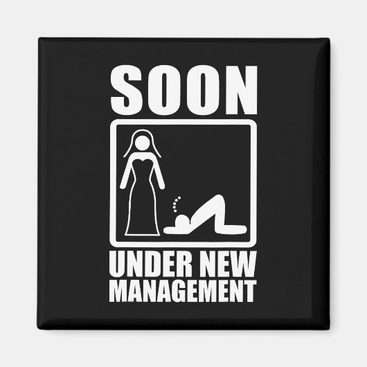 Grappig vrijgezellenfeest Shirt voor Heren Wedding Magneet (Voorkant)