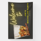 Grappig vrijgezellenfeest  spandoek (Verticaal)