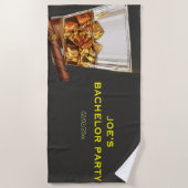 Grappig vrijgezellenfeest  strandlaken (Voorkant)