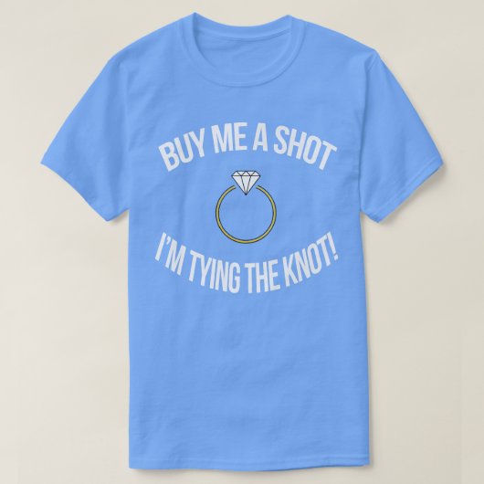 Grappig vrijgezellenfeest T-shirt voor de bruidego (Design voorkant)