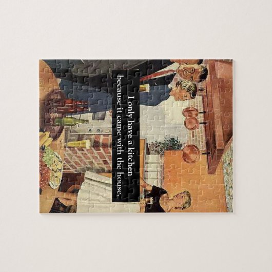 Grappig vrolijk bruidsmeisjesfeest / Housewarming  Legpuzzel (Horizontaal)