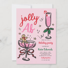 Grappig vrolijk Kerst Cocktails Feest Vakantie Fee Kaart