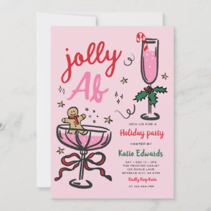 Grappig vrolijk Kerst Cocktails Feest Vakantie Fee Kaart