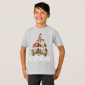 Grappig Vrolijk Kerstboom verlichting Kerstcadeau  T-shirt (Voorkant volledig)