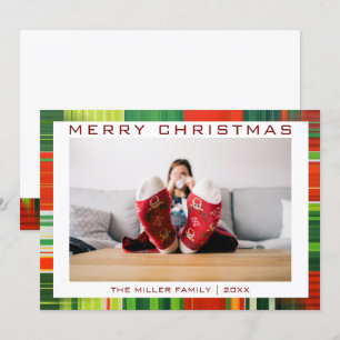 Grappig Vrolijk Kerstfeest Custom Photo Holiday Ka Feestdagenkaart