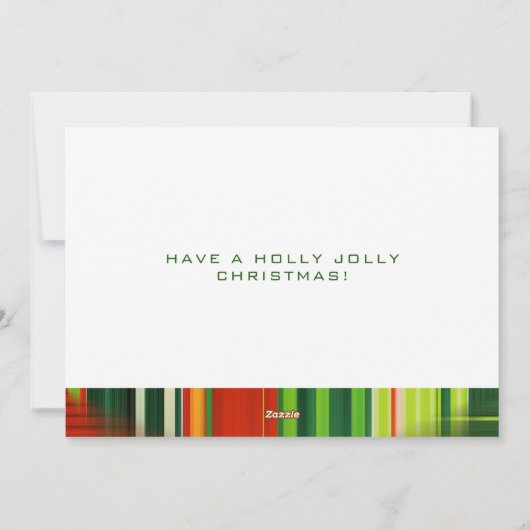 Grappig Vrolijk Kerstfeest Custom Photo Holiday Ka Feestdagenkaart (Achterkant)