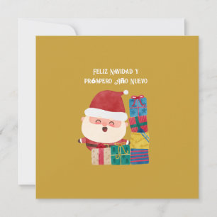 Grappig Vrolijk Kerstfeest & Gelukkig Nieuwjaar in Feestdagenkaart