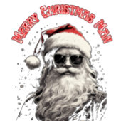 Grappig vrolijk kerstfeest kaart