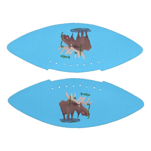 Grappig vrolijke cartoon illustratie american football (Panelen)