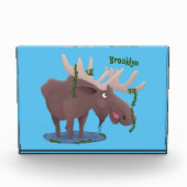 Grappig vrolijke cartoon illustratie fotoblokken (Voorkant)