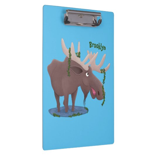 Grappig vrolijke cartoon illustratie klembord (Rechts)