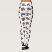Grappig vrolijke cartoon illustratie leggings (Achterkant)
