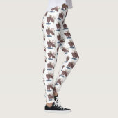 Grappig vrolijke cartoon illustratie leggings (Rechts)