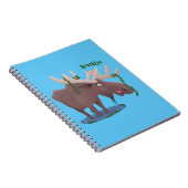 Grappig vrolijke cartoon illustratie notitieboek (Rechterzijde)